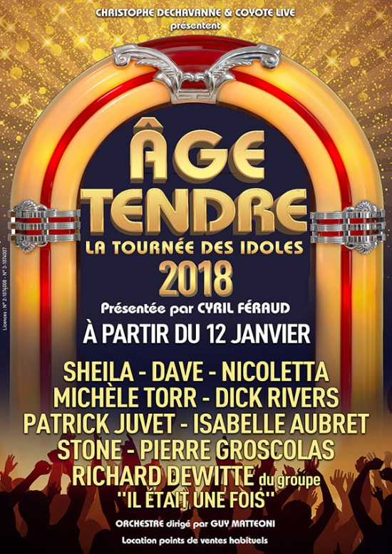 Age Tendre La Tournee Des Idoles 2018 Antares Le Mans 72100 Sortir A Nantes Le Parisien Etudiant