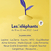 affiche LES 3 ELEPHANTS 2022 - 1 JOUR