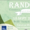affiche Rando Conférence sur les Mégalithes de Broc - Journées du Patrimoine 2022