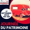 affiche Exposition véhicules de collection de Sapeurs-Pompiers - Journées du Patrimoine 2022